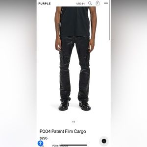 Purple Brand Patent Film Cargo Flare, 32